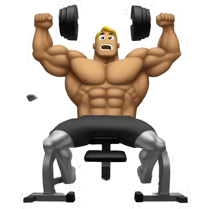 gym chest press machine emoji