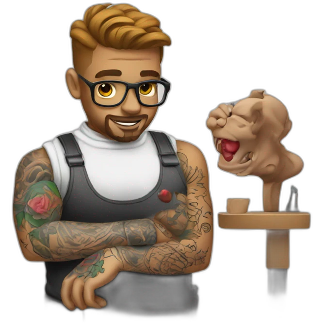 Tattoo artist emoji