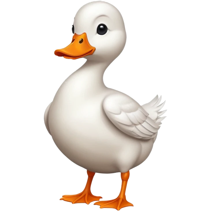 Funny duck emoji