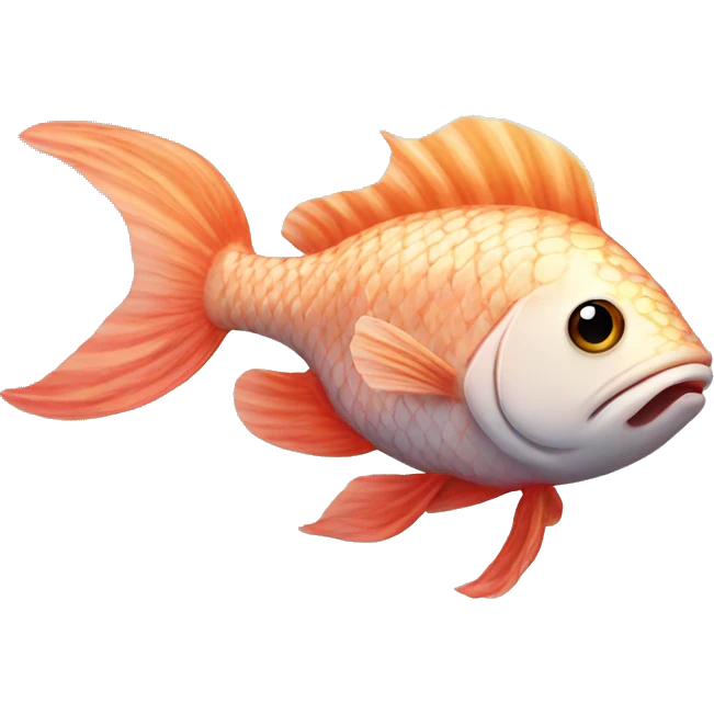 Floral fish emoji