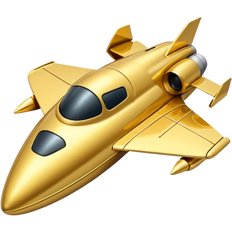 gold spacecraft emoji
