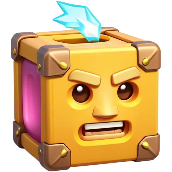 Clash of Clans aesthetic: Cinematic Playful Pixel 3D Health Box Portrait Emoji, rendered in a 3D vector-style similar to standard emojis with minimal shading and bold, simplified shapes. A compact, distinct form with signature details, softly glowing with a pixelated adventure charm. Simplified yet unmistakably iconic, highly detailed and consistent, glowing with a soft radiance and high shine. Stylized with a touch of classic pixel-art charm and a soft glowing outline, capturing the essence of a beloved gaming relic with a friendly, playful manner! emoji
