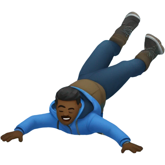 Falling on the ice emoji