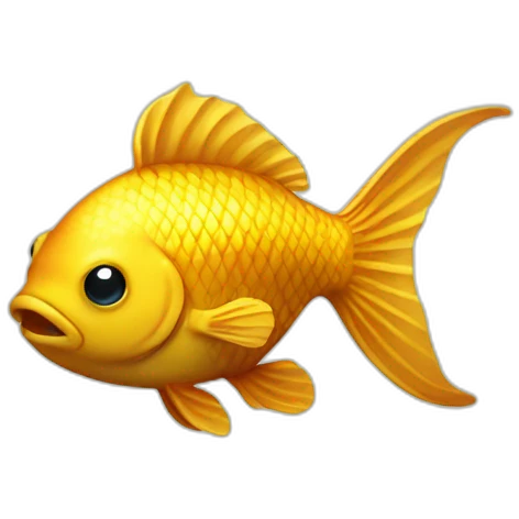 Golden fish emoji