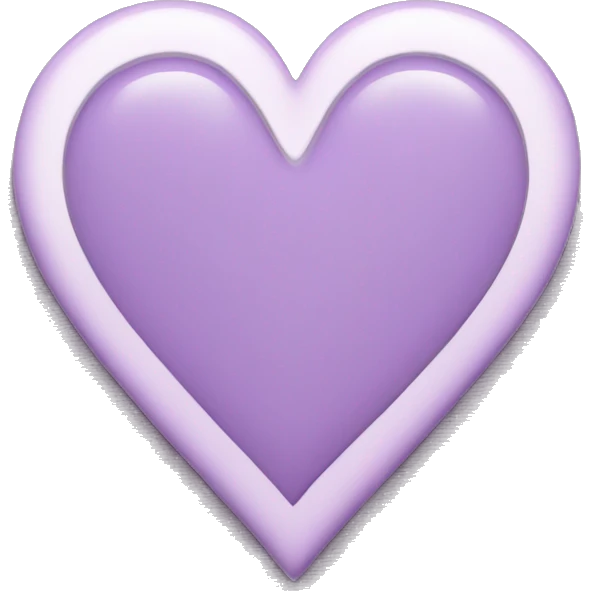 light purple heart emoji