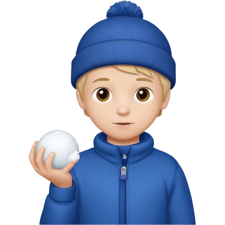 little boy with snowball











 emoji