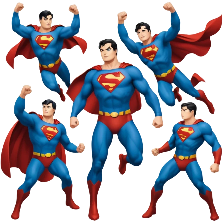 A comic book depicting the Superman Wars emoji