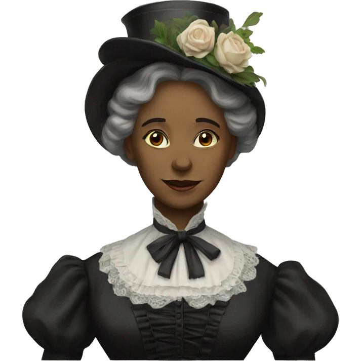 Victorian widow  emoji