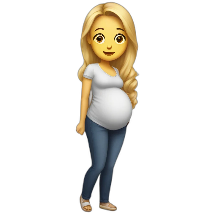 Pregnant chad Kroger emoji