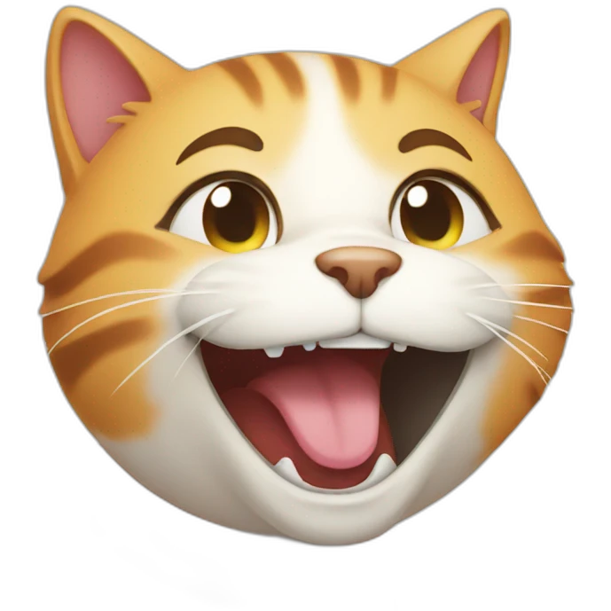cat laughing emoji