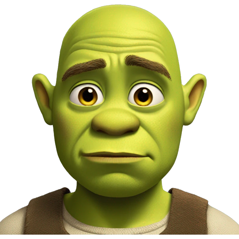 Shrek sad emoji