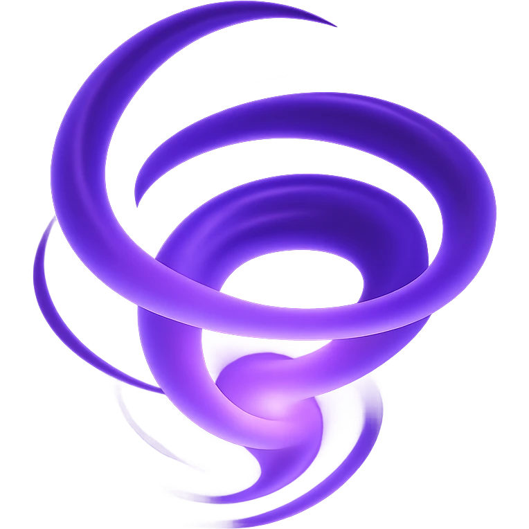 abstract swirling purple magic energy emoji