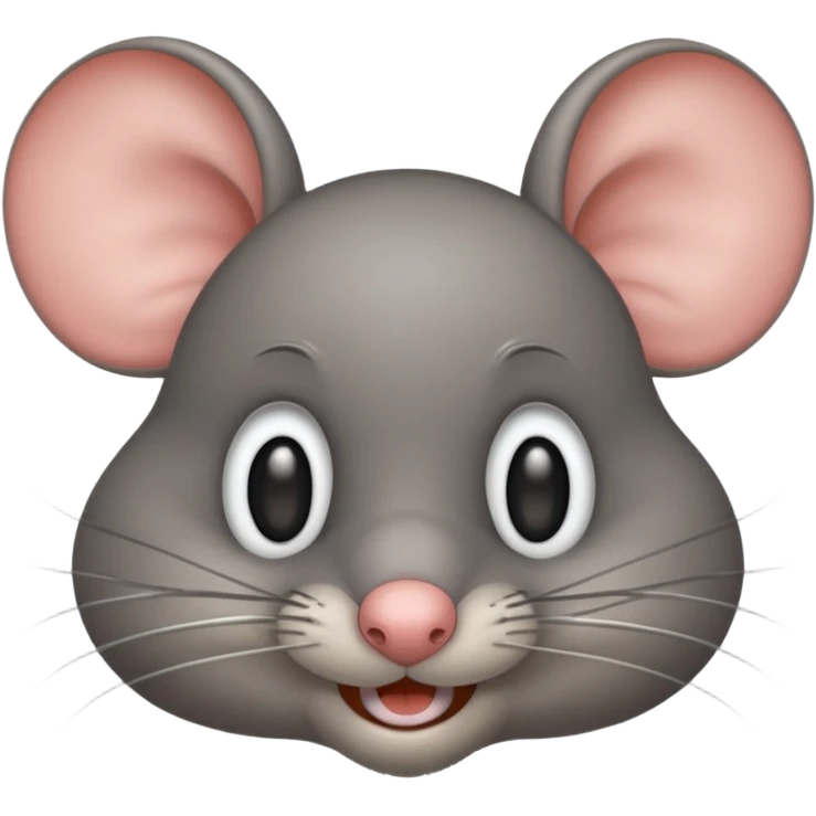 Smirking mouse emoji