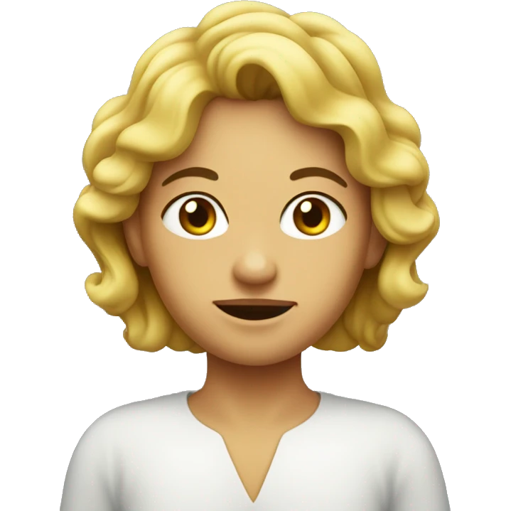Carita de manzana  emoji