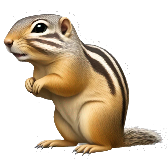 13 Lined Ground Squirrel  emoji