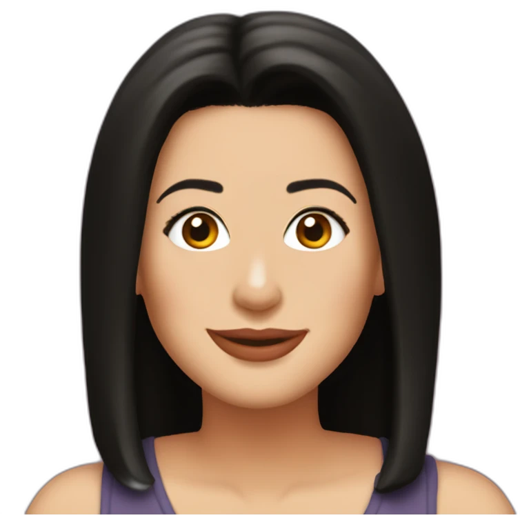 Monica geller de friends emoji