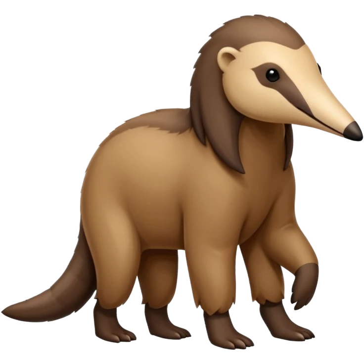 Anteater going around emoji