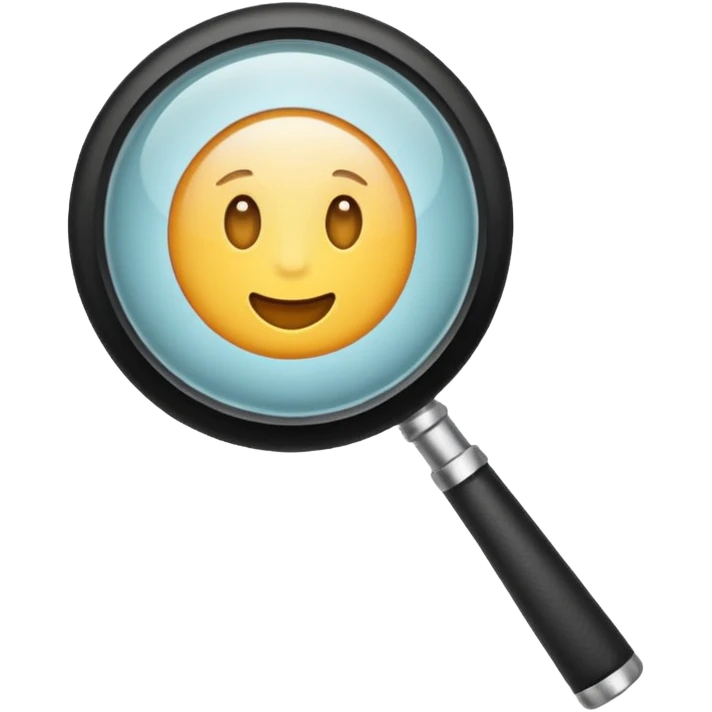 magnifying glass emoji