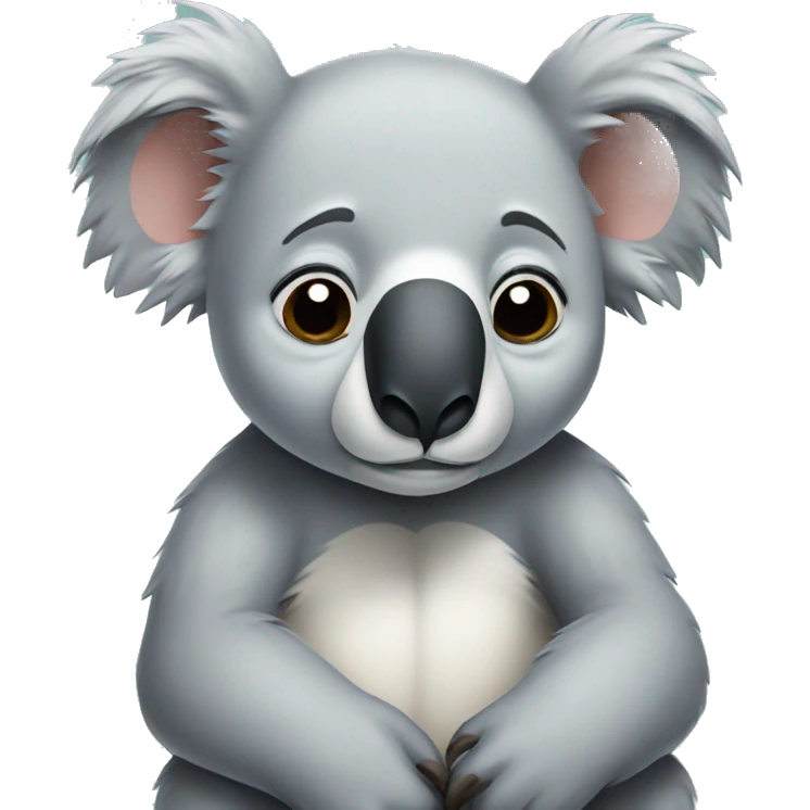 sad koala emoji
