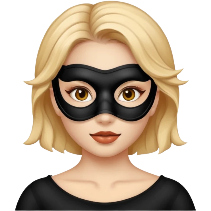 Face clen girl selfiewith masck face emoji