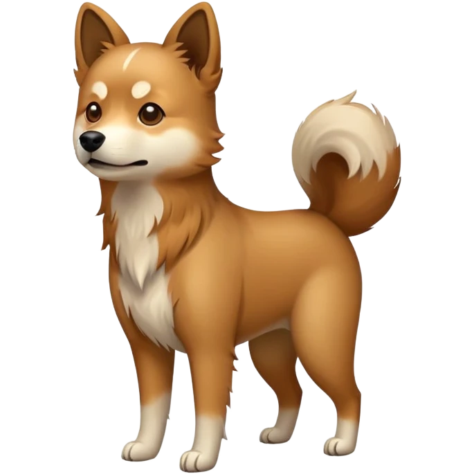 Chinese native dog emoji