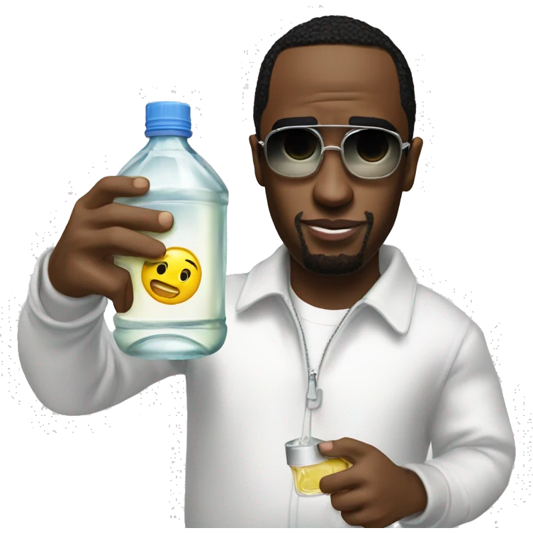 P-Diddy hold baby oil emoji