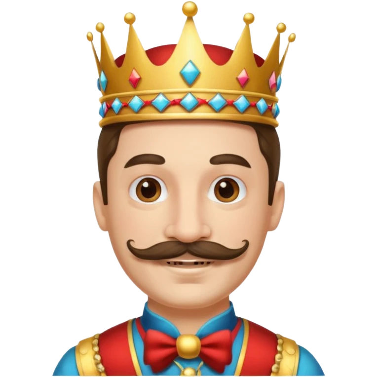 circus man with crown emoji