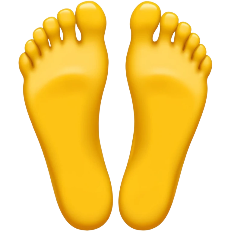 i want a pair of feet on the style of the yellow apple foot emoji emoji