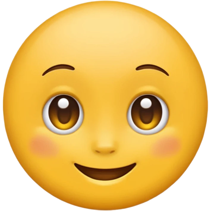 Emoji, yellow round teasing smile emoji