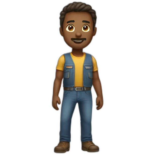 Hardwork man emoji