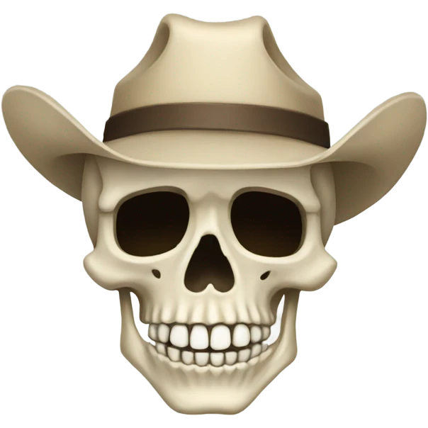 Texas skeleton  emoji