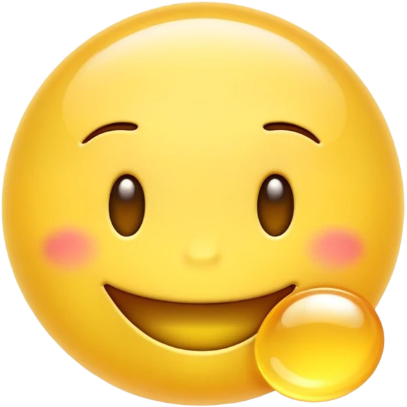 Yellow emoji mouth bubble emoji