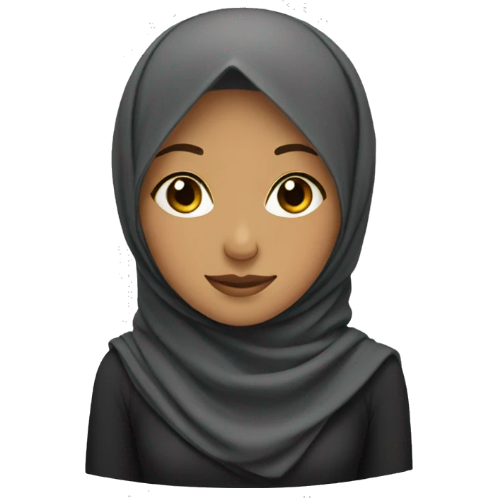 Girl wearing hijab emoji