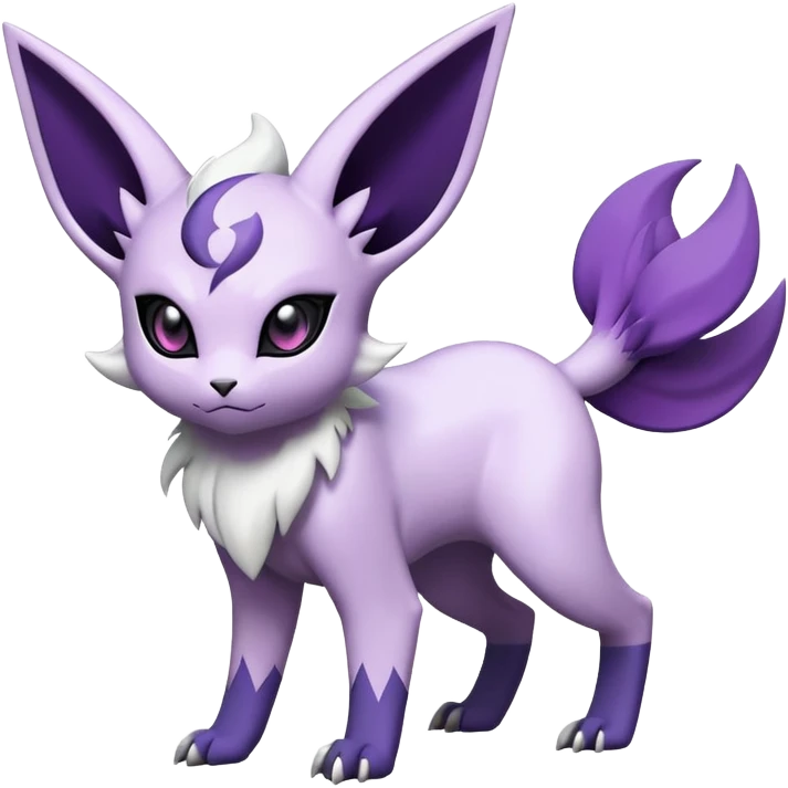 Espeon-Absol-Pokémon-Fakémon-hybrid-creature (full body) emoji