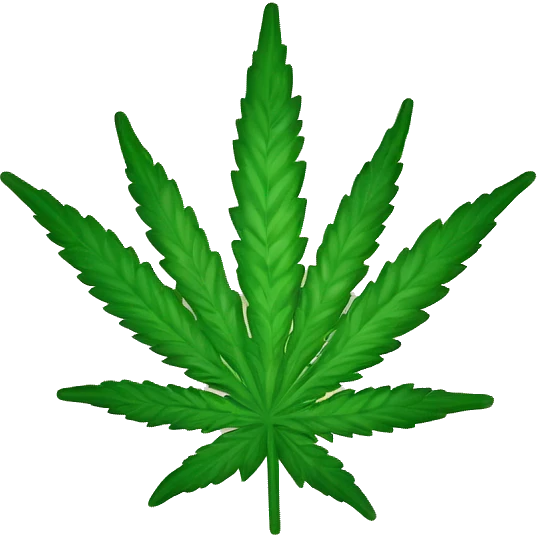 marijuana leaf￼ emoji
