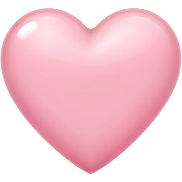 light pink heart  emoji