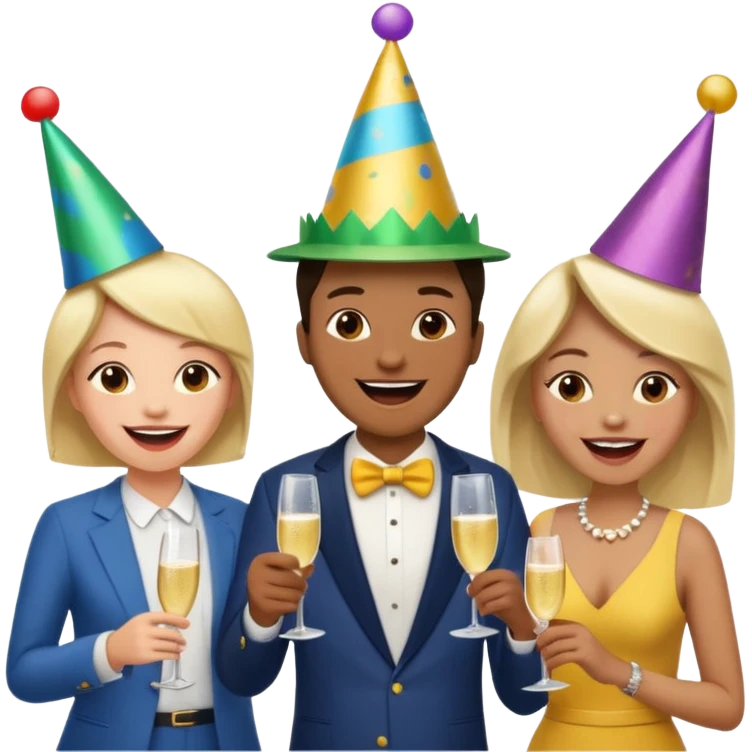 Group of person discuss emoji