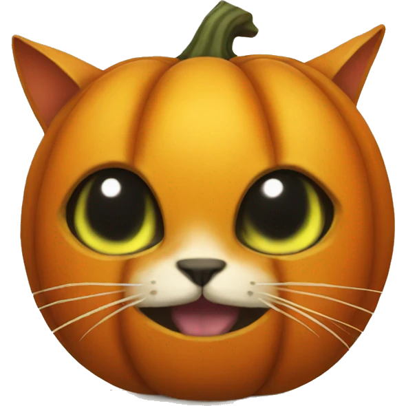 pumpkin cat emoji