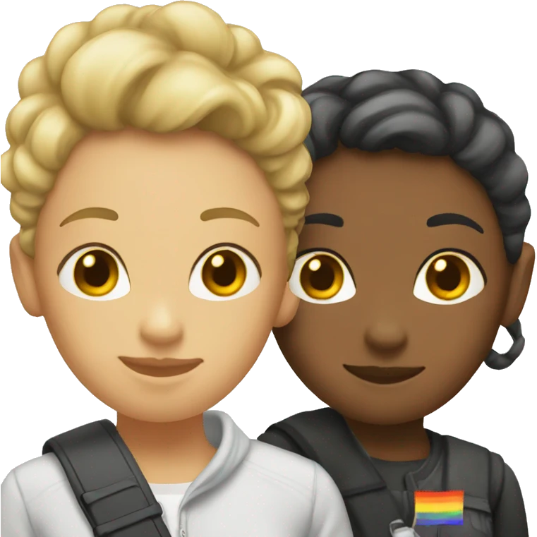Lesbian pride emoji