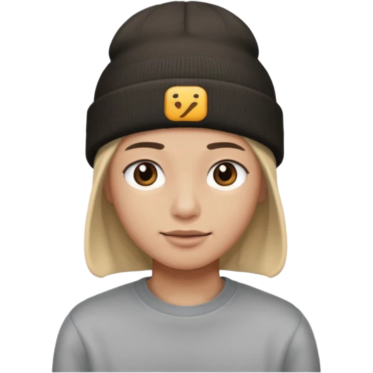 beanielog sleeve shirt emoji