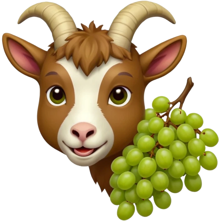 goat and grape emoji