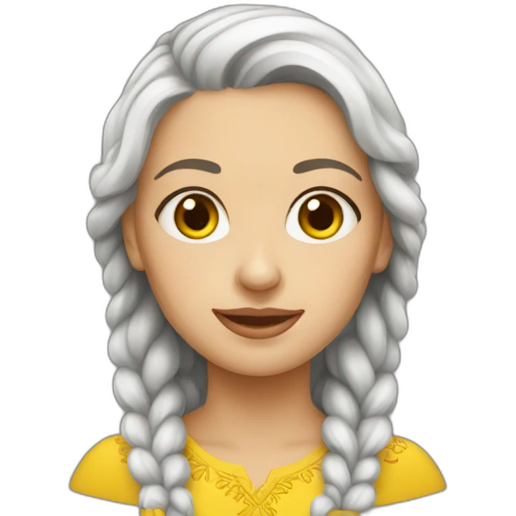 Ukrainian woman emoji