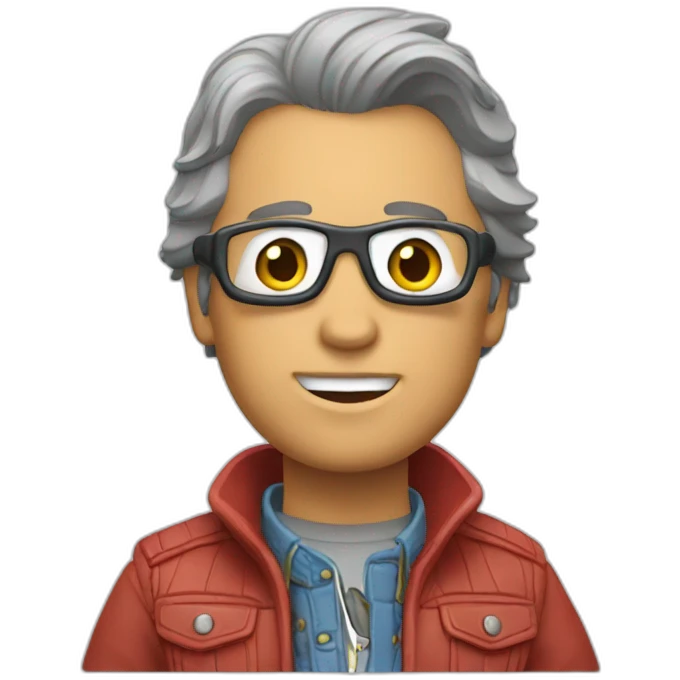 Marty McFly emoji
