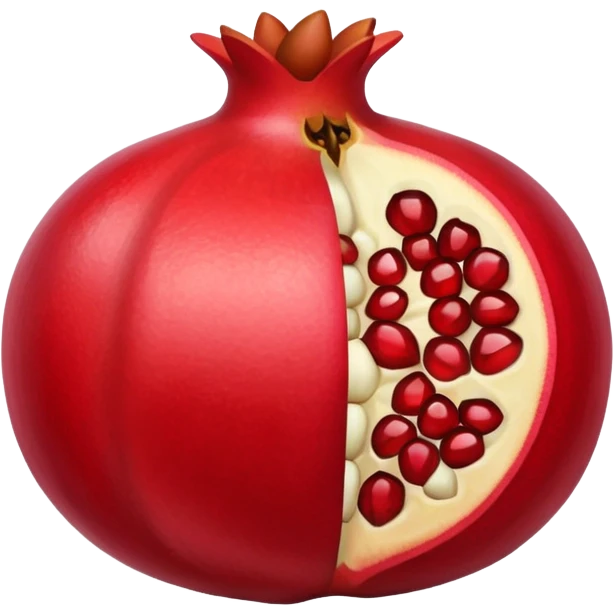 Opened pomegranate  emoji