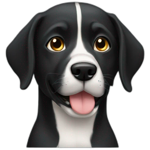 Perro Negro emoji