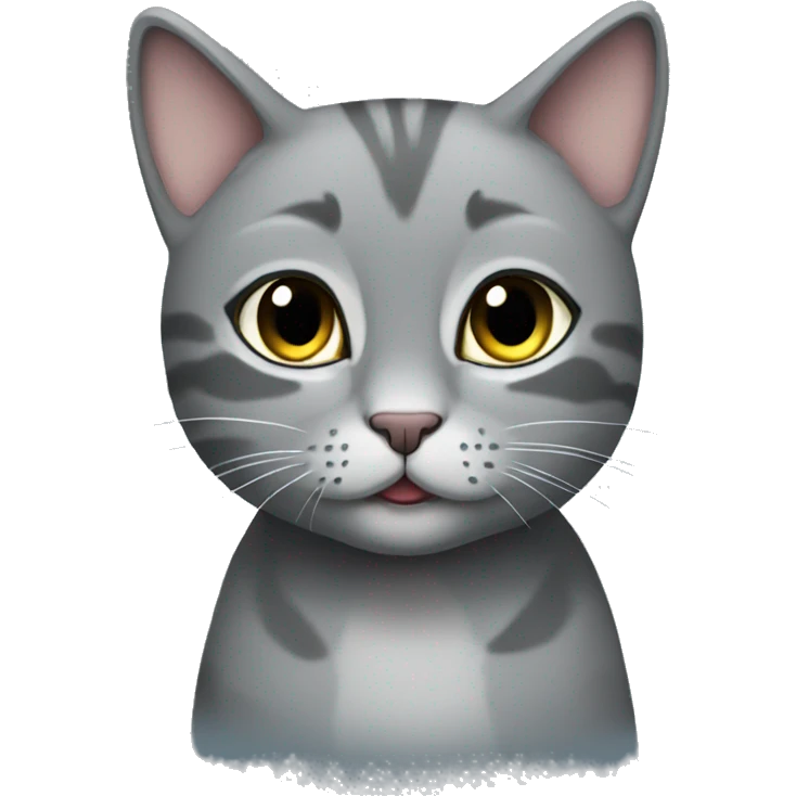 grey kitty emoji