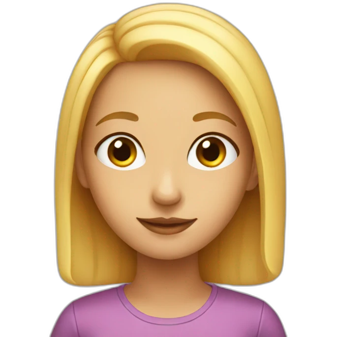 girl eintelligent emoji