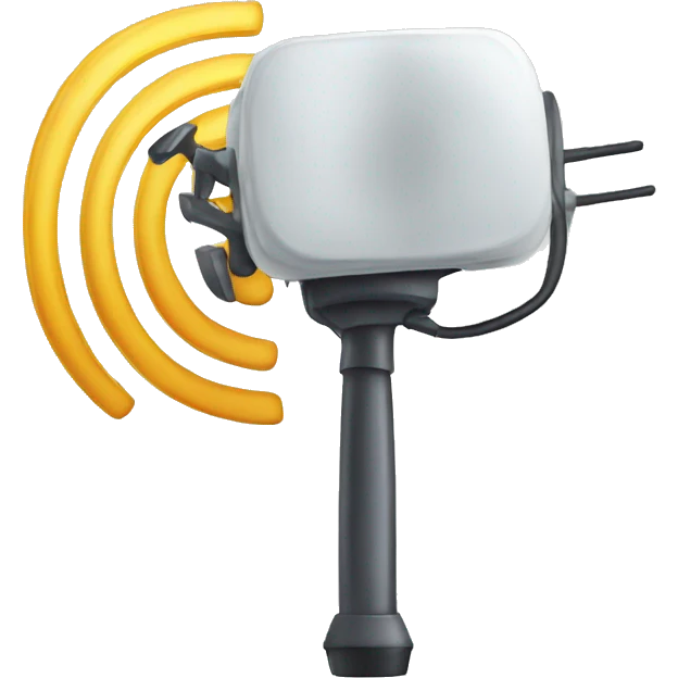 Phone with antenna  emoji