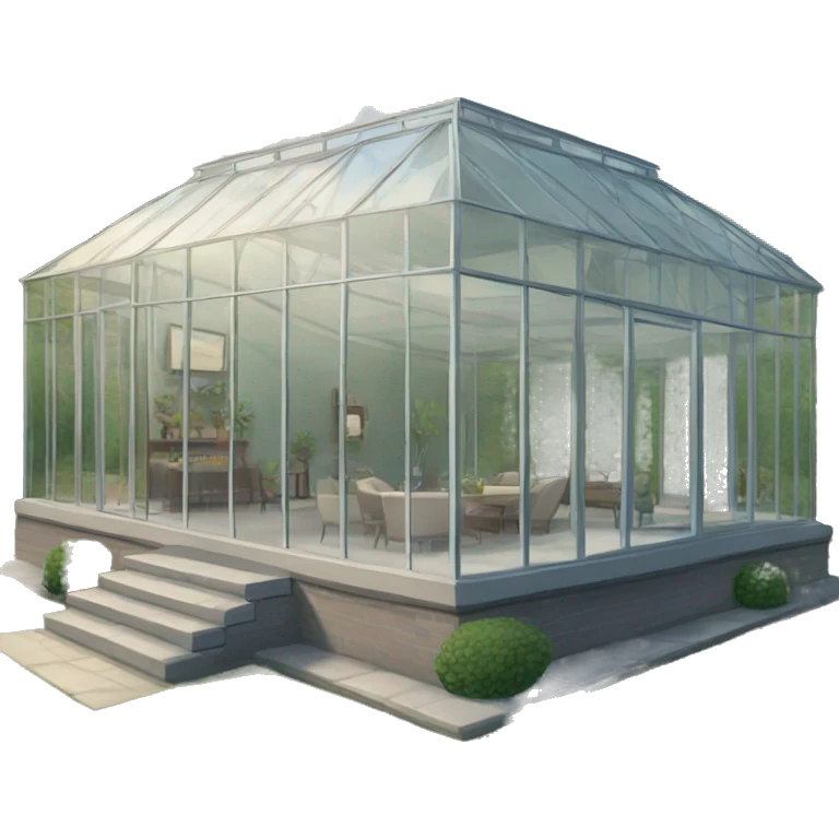 Glass house emoji