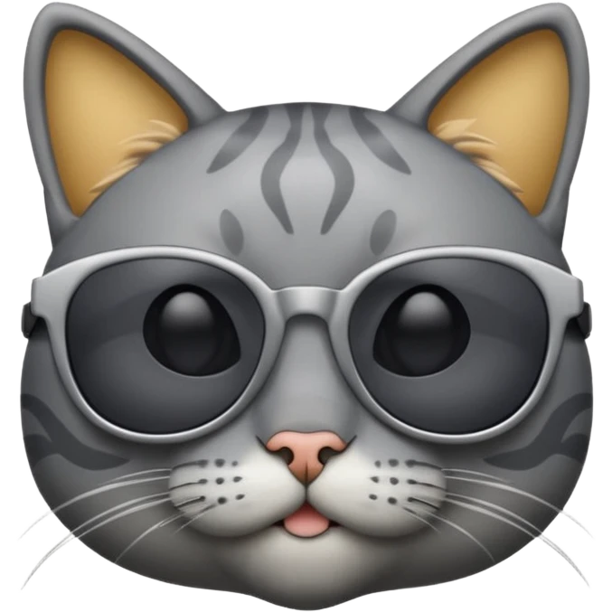Cat wearing sunglasses emoji